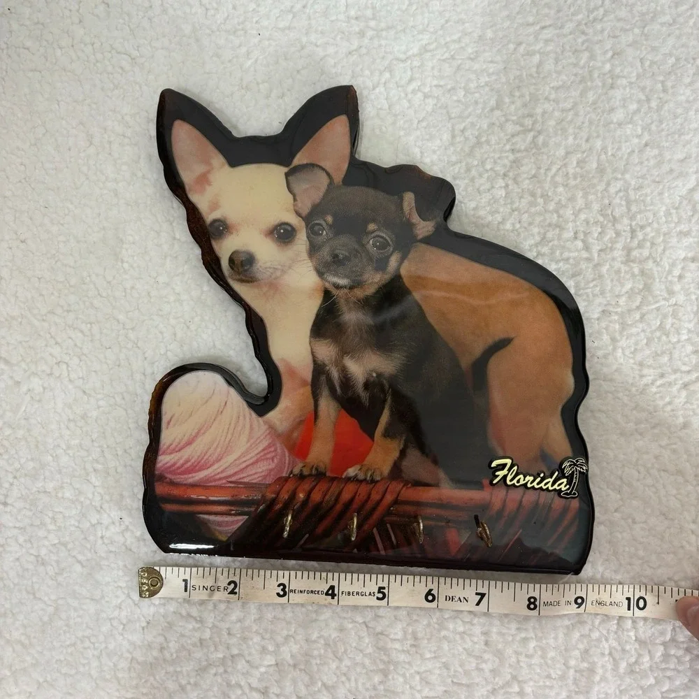 Chihuahua Dog Key Holder Clocks & Parts Florida Souvenir Novelty Decor Home